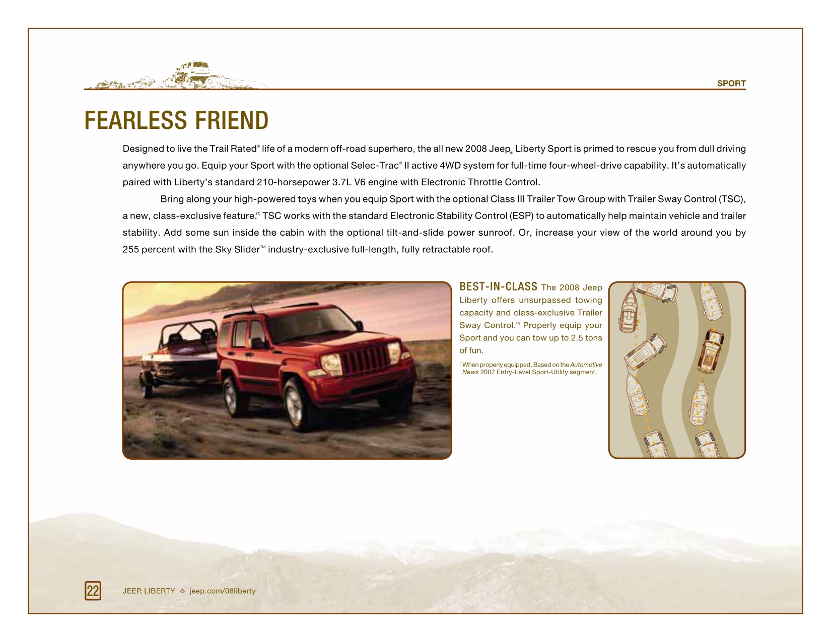 2008 Jeep Liberty Brochure Page 12